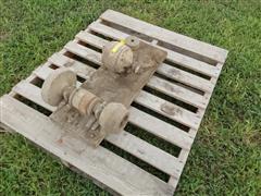 Antique Bench Grinder W/Sickle And Regular Stones 