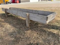 Wooden Feed Bunk 