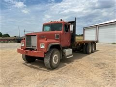 1998 International Paystar 5000SFA T/A Flatbed Truck 