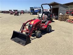Mahindra EMax20S MFWD Compact Utility Tractor W/Loader 