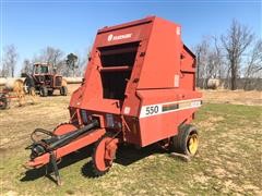 Hesston 550 Round Baler 