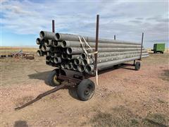 8” Aluminum Pipe w/ Transport Tailer 