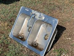 Stainless Steel 2 Well Sink 