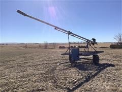 Silver Jet Weed Burner Mounted On Homemade Trailer 