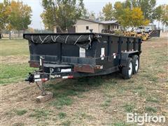 2016 BigTex 14LX T/A Bumper Pull End Dump Trailer 