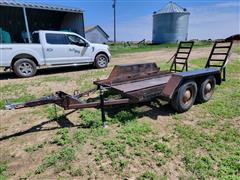 T/A Skid Steer Trailer 