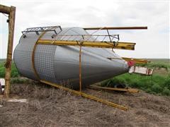 1,000 Bu Overhead Bin & Stand 