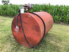 500 Gallon Diesel Fuel Tank w/ Pump 