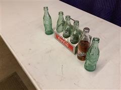 Coca-Cola Six Pack Carrier & Bottles 