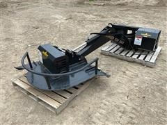 2020 Land Honor 42” Articulating Brush Cutter/Shredder Skid Steer Attachment 