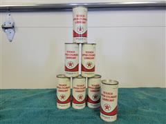 Texaco Upper Cylinder Lubricant Cans 