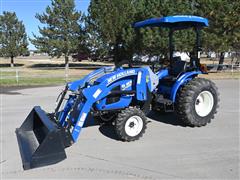 2021 New Holland Workmaster 35 MFWD Compact Utility Tractor W/Loader 