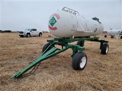 1000-Gallon Anhydrous Ammonia Tank & Trailer 