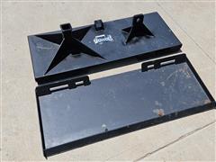 Wemco Hitch Receiver Skid Steer Attachment & Mounting Plate 