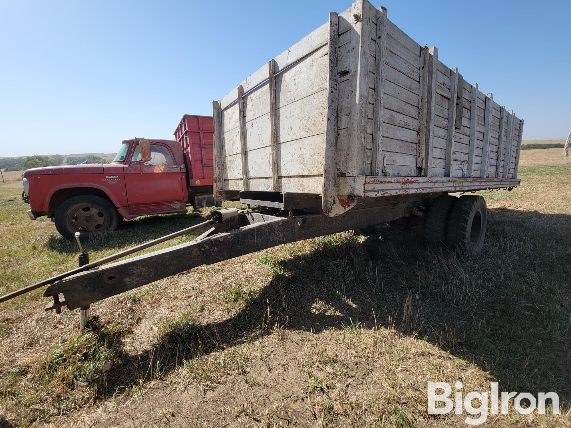 Custom Built Grain Dump Box Trailer 