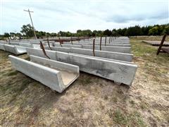 Concrete Fence Line Feed Bunks 