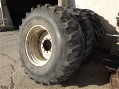 24.5-32 Tires And Wheels 