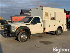 2011 Ford F450 XL Super Duty 2WD Service Truck W/Vanair Air Compressor 