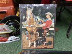 Roy Rogers Picture Puzzle & Toy Western Weapons 