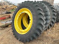 Firestone All Traction 23 18.4R42 Tires & Rims 