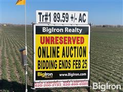 Tract #1: 89.59+/- Acres Rice County, KS