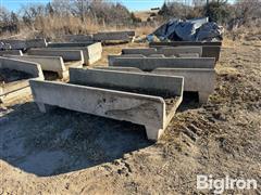 8' Concrete Feed Bunks 