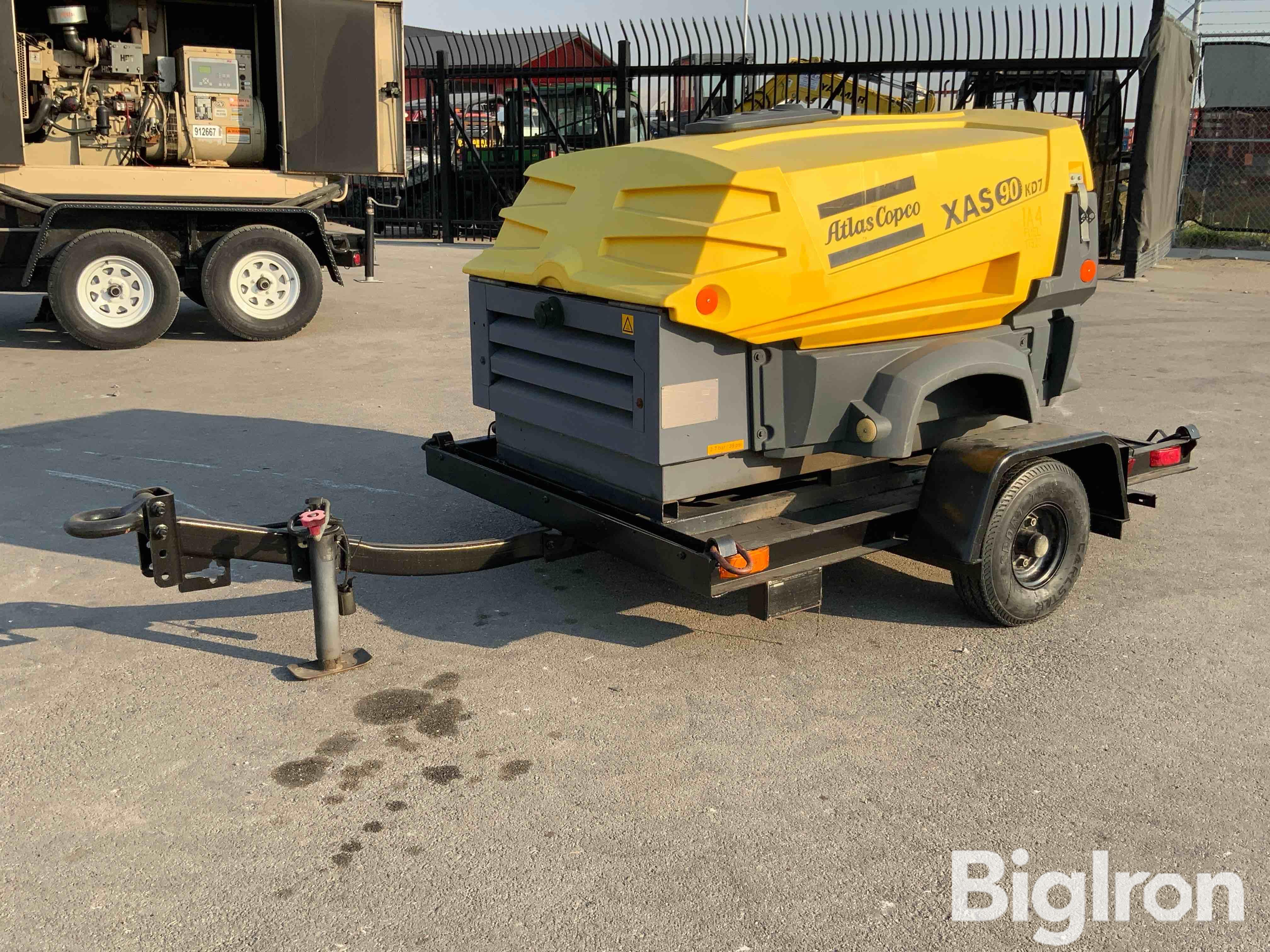 2015 Atlas Copco XAS 90 KD T4F Portable Air Compressor 