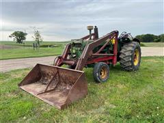 1965 John Deere 4020 2WD Tractor W/Loader 