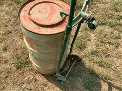 Wrigley Antique Barrel & Cart 