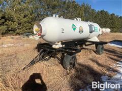 1000-Gallon Anhydrous Tank & Trailer 