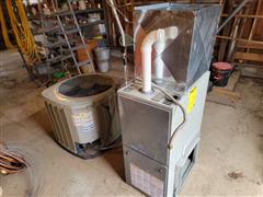 American Standard 2.5 Ton AC Unit And Gas Furnace 