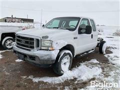 2002 Ford F250 XL Super Duty 4x4 Extended Cab & Chassis 