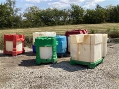 Plastic Liquid Fertilizer Totes & Pumps 