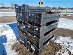 Steel Stackable Storage Totes 