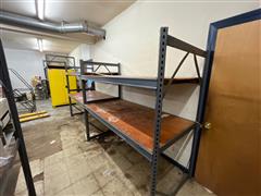 Edsal Shelves Metal Shelving Unit 