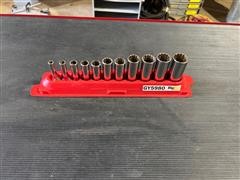 Snap-On 3/8" Standard Deep Sockets 