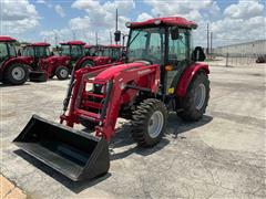 2023 Mahindra 2670 PST CAB Compact Utility Tractor W/Loader 