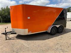 2016 Sharp SEL T/A Enclosed Trailer 