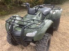 2013 Honda TRX420FM Rancher 4WD 4-Wheeler ATV 