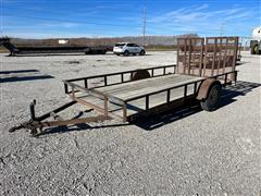 2008 Carry On 14’ Flatbed Trailer 