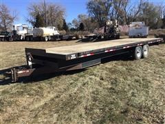 2009 M&S Trailers 25' T/A Flatbed Trailer 