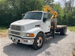 2003 Sterling ACTERRA S/A Flatbed Knuckle Boom Truck 