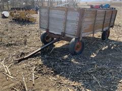 12’ Wooden Box Grain Cart 