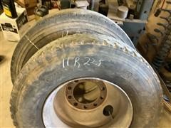 Bridgestone 11R-22.5 Truck Tires & Rims 