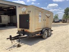 2013 Moser 125 KW Natural Gas/Propane Generator On Big Tex T/A Trailer 