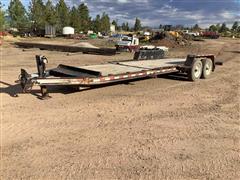 2016 Towmaster T-16DT T/A Flatbed Trailer 
