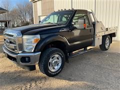 2012 Ford F250 Super Duty 4x4 Flatbed Pickup 