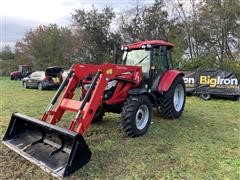2018 Mahindra 9110P 4WD Compact Utility Tractor W/Loader 