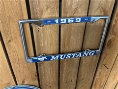 1969 Mustang License Plate Frame 