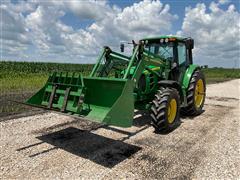 John Deere 6430 Premium MFWD Tractor W/Loader 